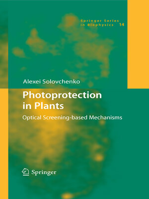 cover image of Photoprotection in Plants